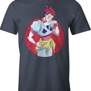 Hunter X Hunter – T-shirt Bleu Denim Hisoka – M Hunter X Hunter – T-shirt Bleu Denim Hisoka – M
