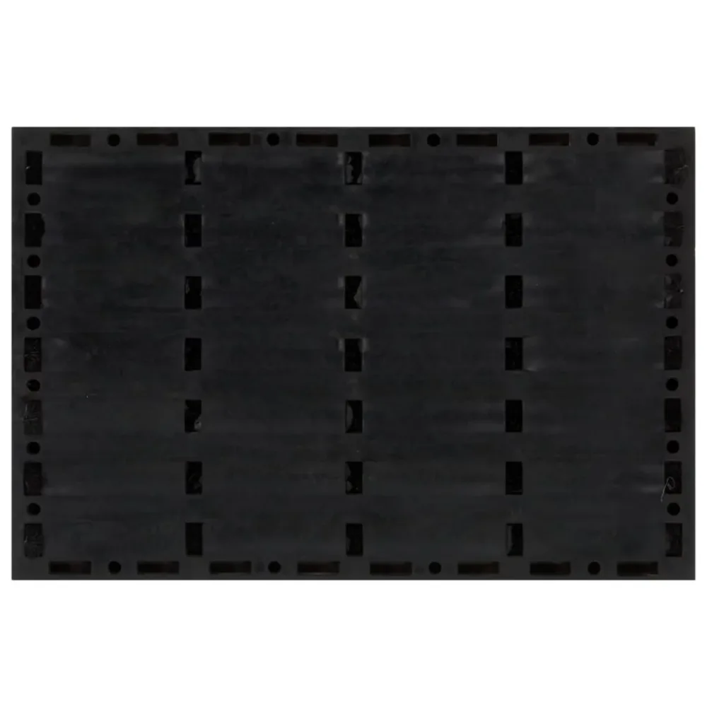 Door Mat Rectangular 40x60 cm Rubber and Coir – Image 3