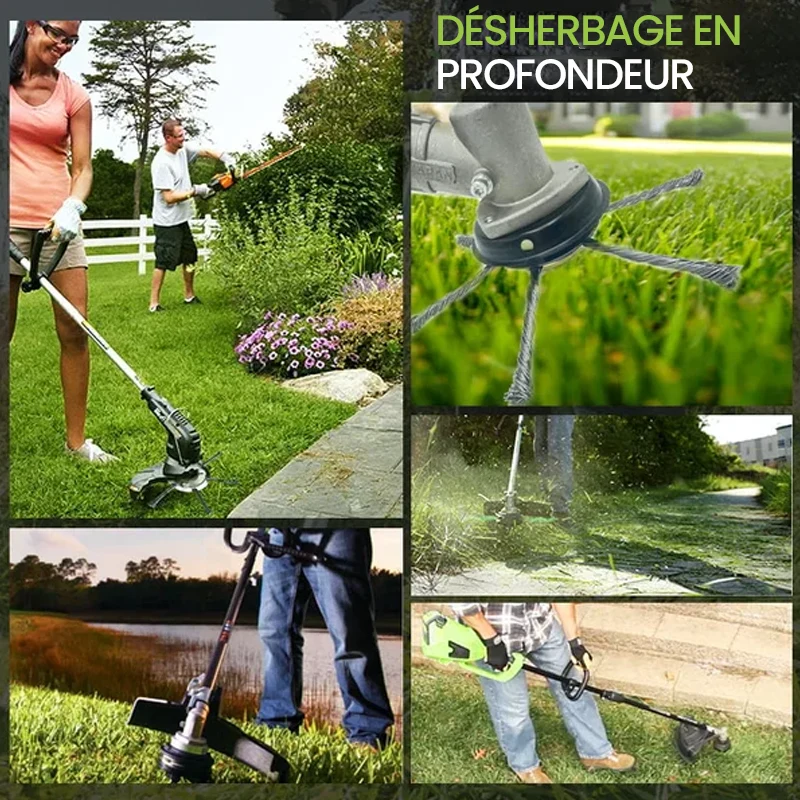 Tête de débroussailleuse en fil d'acier – Image 2