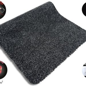 JYG Paillasson d’intérieur SUPERABSORB KATCOT coton noir/anthracite 80x180cm – tapis de course à sec / tapis de course à sec – vinyle antidérapant – tapis d’entrée lavable en machine JYG Paillasson d’intérieur SUPERABSORB KATCOT coton noir/anthracite 80x180cm – tapis de course à sec / tapis de course à sec – vinyle antidérapant – tapis d’entrée lavable en machine