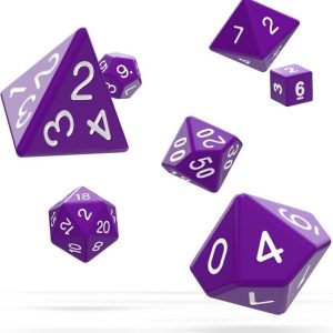 Oakie Doakie Dice Rpg Set Solid – Violet Oakie Doakie Dice Rpg Set Solid – Violet