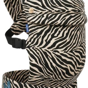 LUVION® Porte-bébé MILANO Zebra – Porte-bébé – Porte-bébé ventral et dorsal ergonomique – Coton OEKO-TEX® – Beige avec imprimé zèbre noir LUVION® Porte-bébé MILANO Zebra – Porte-bébé – Porte-bébé ventral et dorsal ergonomique – Coton OEKO-TEX® – Beige avec imprimé zèbre noir