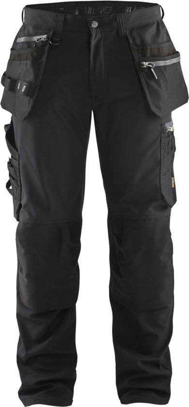 Pantalon de travail Blaklader Softshell 1805-2513 - Zwart - D88