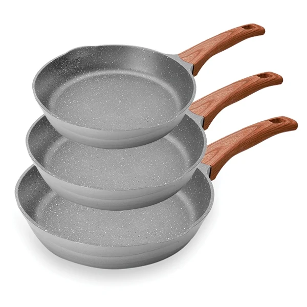 Lot 3 poêles Stilo 20,24,28 cm Lacor – Image 2