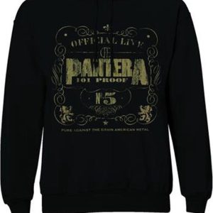 Pantera – Sweat à capuche/pull 101 Proof – 2XL – Zwart Pantera – Sweat à capuche/pull 101 Proof – 2XL – Zwart