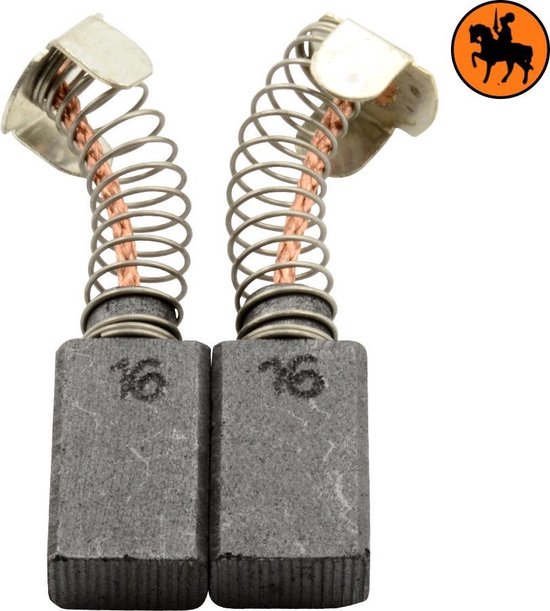 Jeu de balais de charbon pour scie Ryobi CH485 - 7x11x22mm