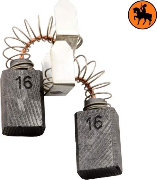 Jeu de balais de charbon pour Atlas Copco DSBE1 - 6.3x10x15mm