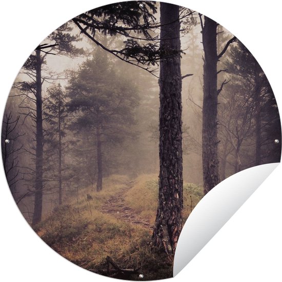 Garden Circle Mist – Décoration d’automne – Nature – Forêt – 150×150 cm – Affiche Ronde de Jardin – Extérieur Garden Circle Mist – Décoration d’automne – Nature – Forêt – 150×150 cm – Affiche Ronde de Jardin – Extérieur