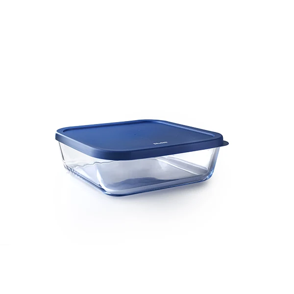 Set de 3 boîtes carrées en verre Ibili – Image 3