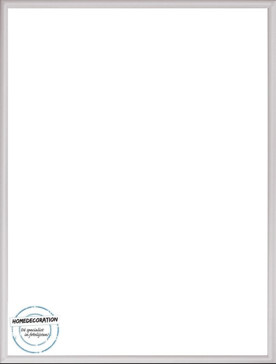 Homedecoration Almelo - Cadre photo - Format photo - 56 x 68 cm - Argent mat