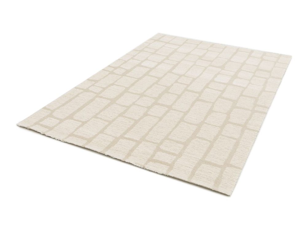 Tapis poils courts IKEDA motif abstrait