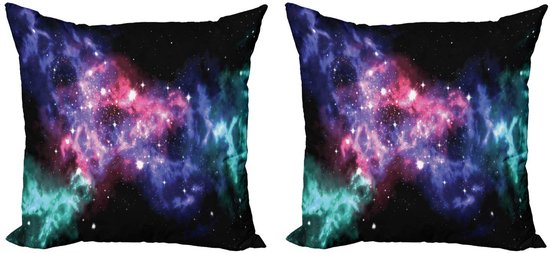 Housse de Coussin ABAKUHAUS Espace – 2x45x45 cm – Réversible
