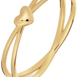 Glow 214.203254 Ring femme – Bague minimaliste – Bijoux – Or 14 Goud – 4 mm de large Glow 214.203254 Ring femme – Bague minimaliste – Bijoux – Or 14 Goud – 4 mm de large