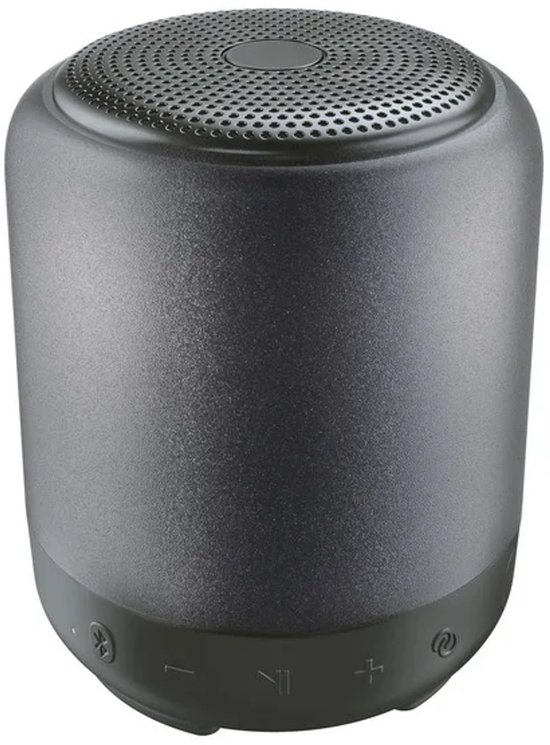 Mini enceinte Bluetooth SILVERCREST - Enceinte portable - Puissance de sortie : 1x 6 W RMS - Autonomie : jusqu'à 15 heures - Bluetooth: v5.3 - Portée Bluetooth: jusqu'à 10 m - Argent