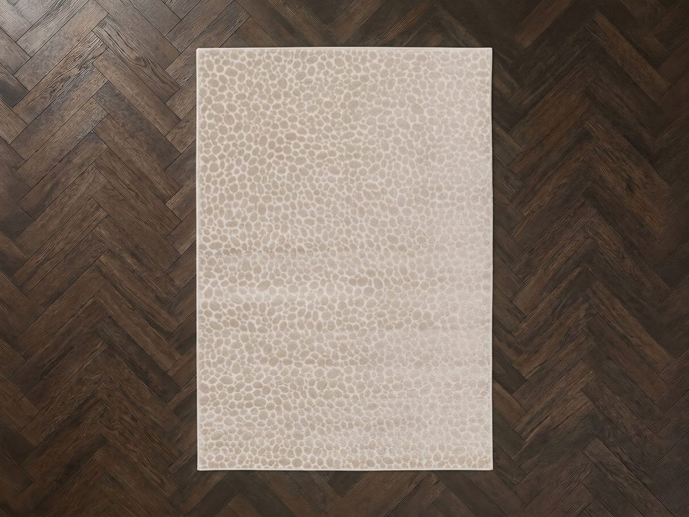 Tapis poils ras GISO motif abstrait – Image 2
