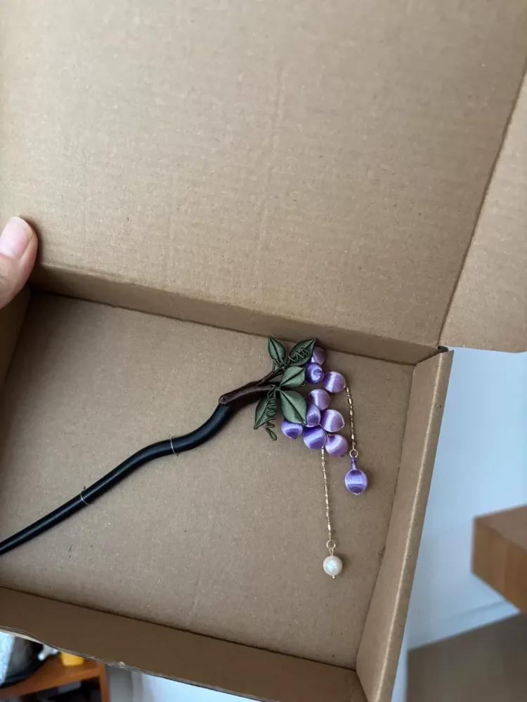 PF225 - Grape Chanhua Hairpin - Wholesale – Image 2