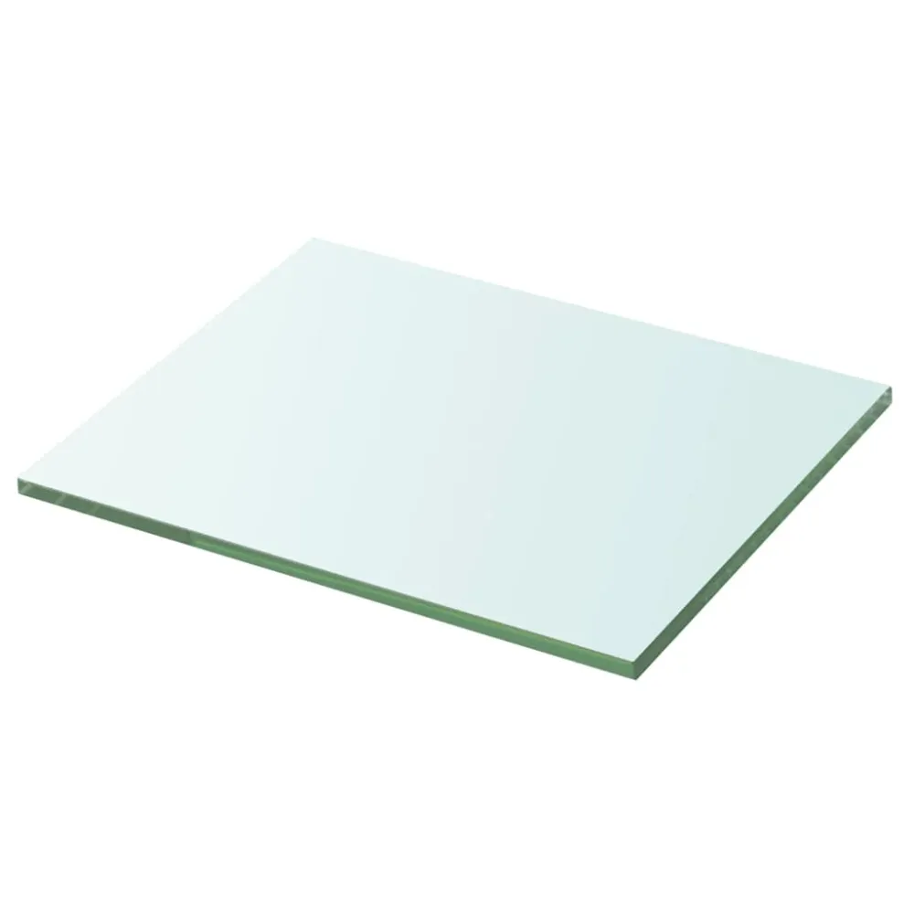 Shelves 2 pcs Panel Glass Clear 20x20 cm – Image 2