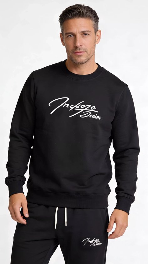 Indigo Denim - Jogging pour homme - Zwart