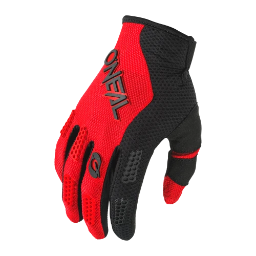 Gants O'NEAL ELEMENT RACEWEAR Junior Noir/Rouge