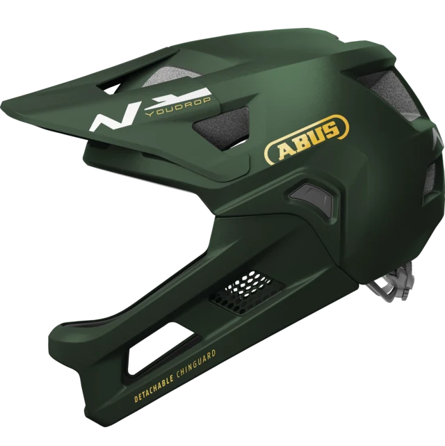 Casque VTT ABUS YOUDROP FF Junior Moss Vert Casque VTT ABUS YOUDROP FF Junior Moss Vert