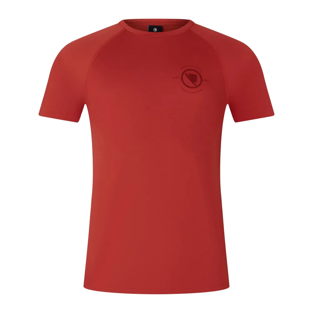 Maillot ENDURA LOOP Manches Courtes Rouge