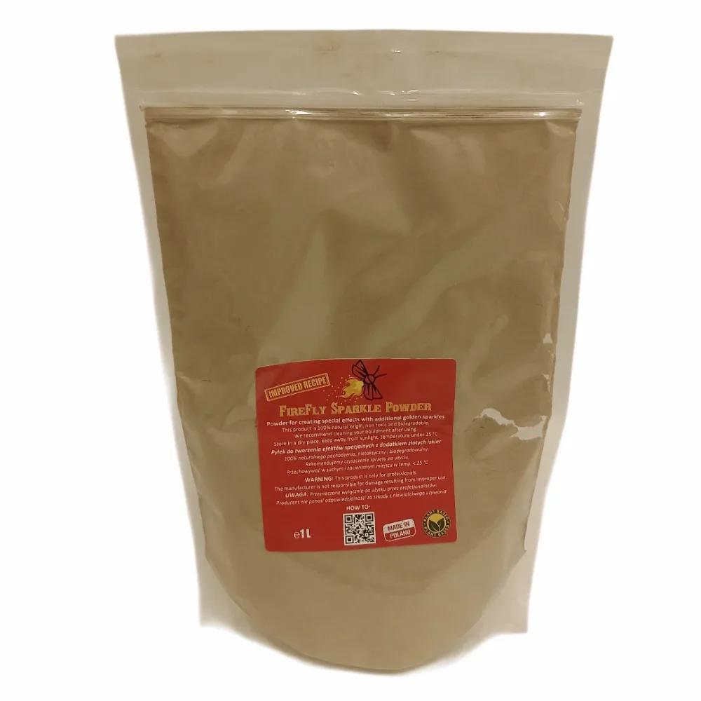 FireFly Sparkle Powder – Poudre étincelante avec reflets dorés (effet meule à étincelles) 1L FireFly Sparkle Powder – Poudre étincelante avec reflets dorés (effet meule à étincelles) 1L