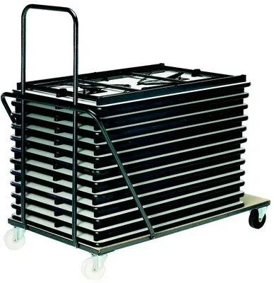 Chariot tables rimini 120 cm 160 cm 180 cm