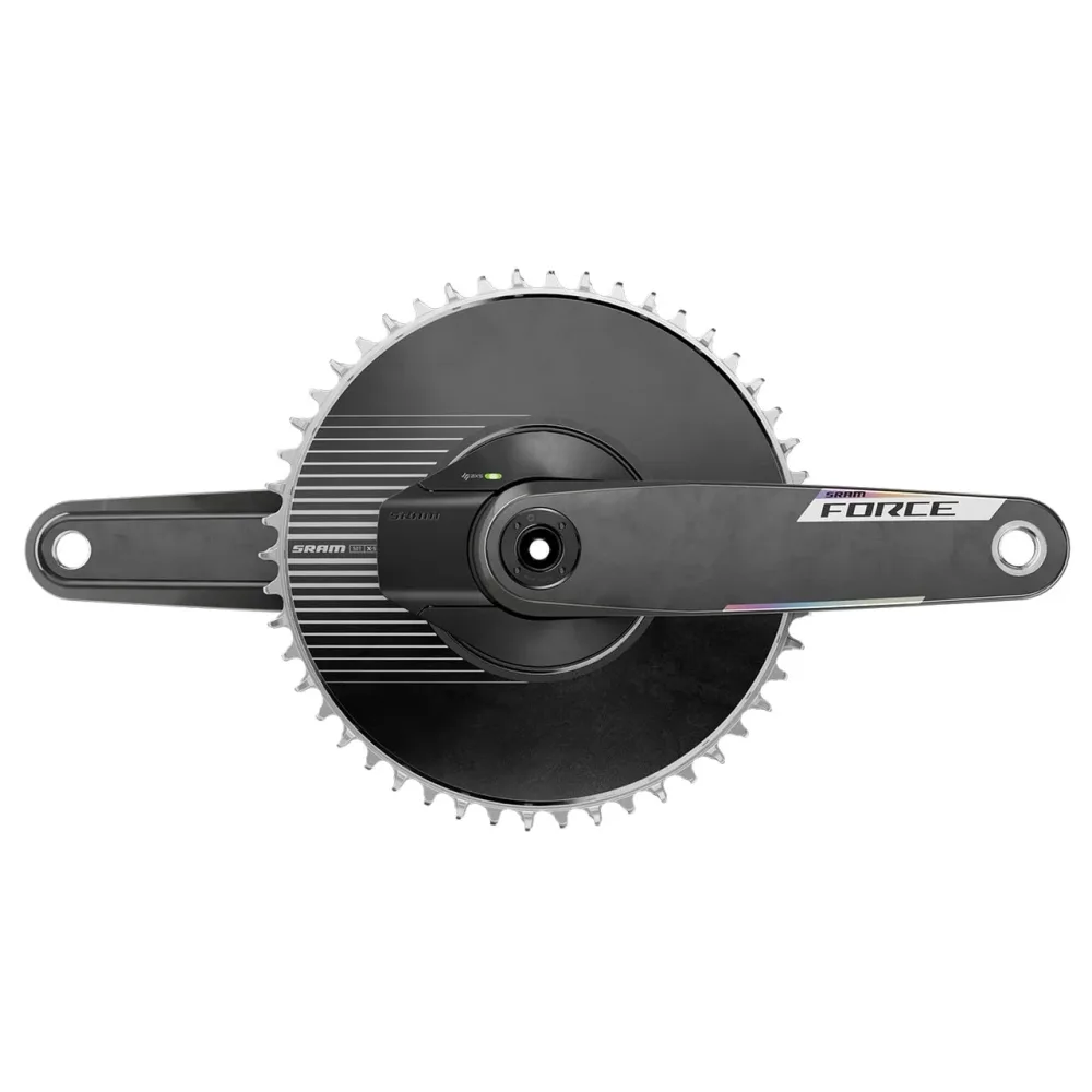 Pédalier Mono Capteur de Puissance 12V SRAM FORCE 1 AXS E1 AERO 1X DUB DM Pédalier Mono Capteur de Puissance 12V SRAM FORCE 1 AXS E1 AERO 1X DUB DM