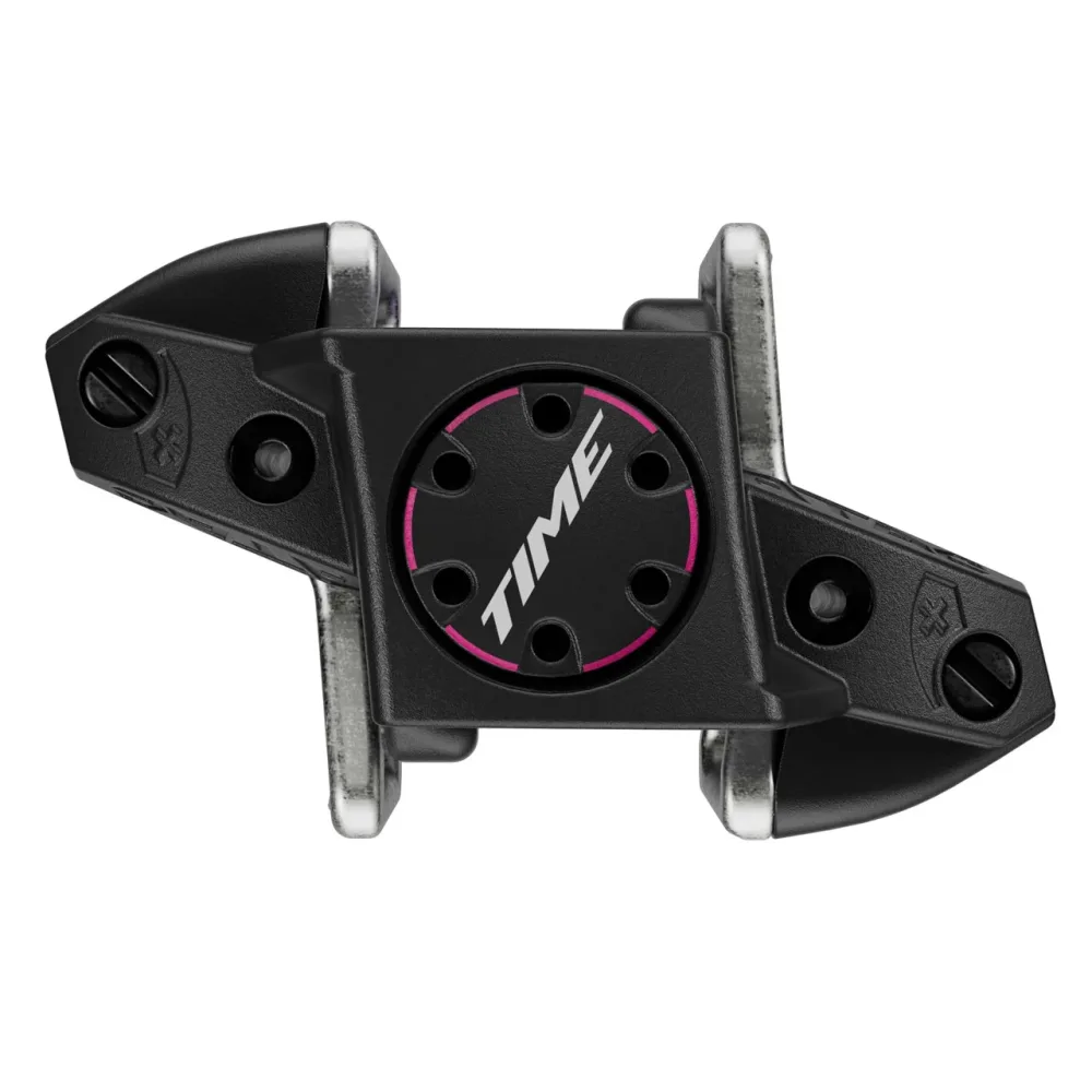 PÉDALES TIME XC 6 NOIR/VIOLET + CALES ATAC 13°/17° B1 2024 – Image 2