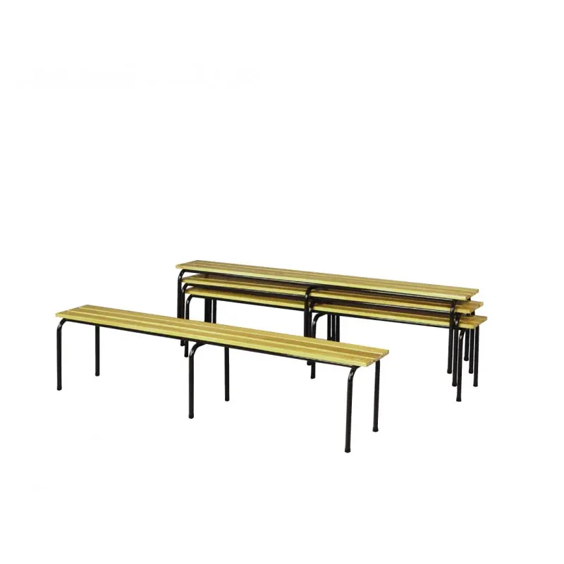 Banc acier bois cyrano 150 cm – Image 2