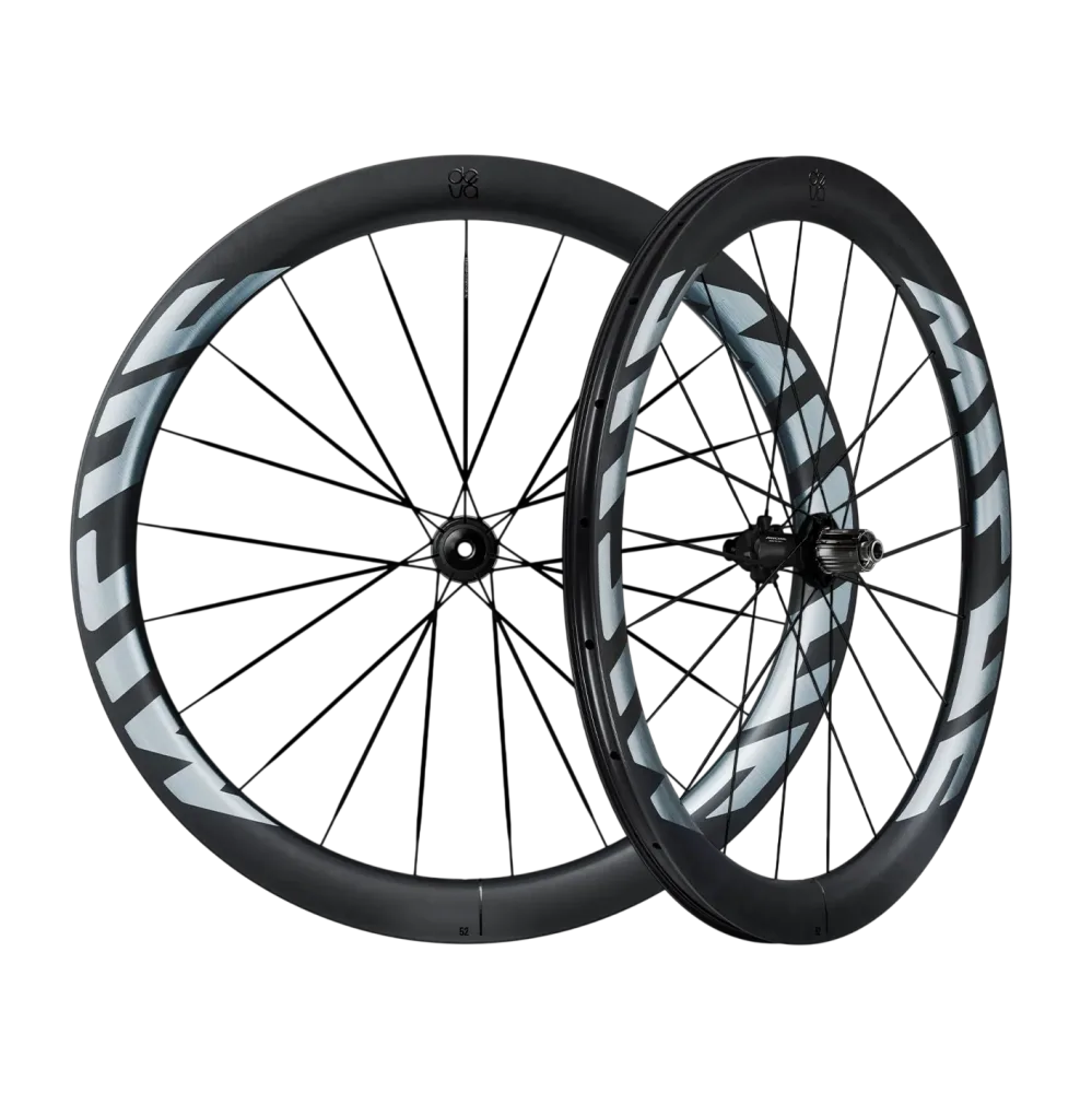 Paire de Roues MICHE DEVA RD 52 Tubeless Ready (Center Lock) Noir/Argent
