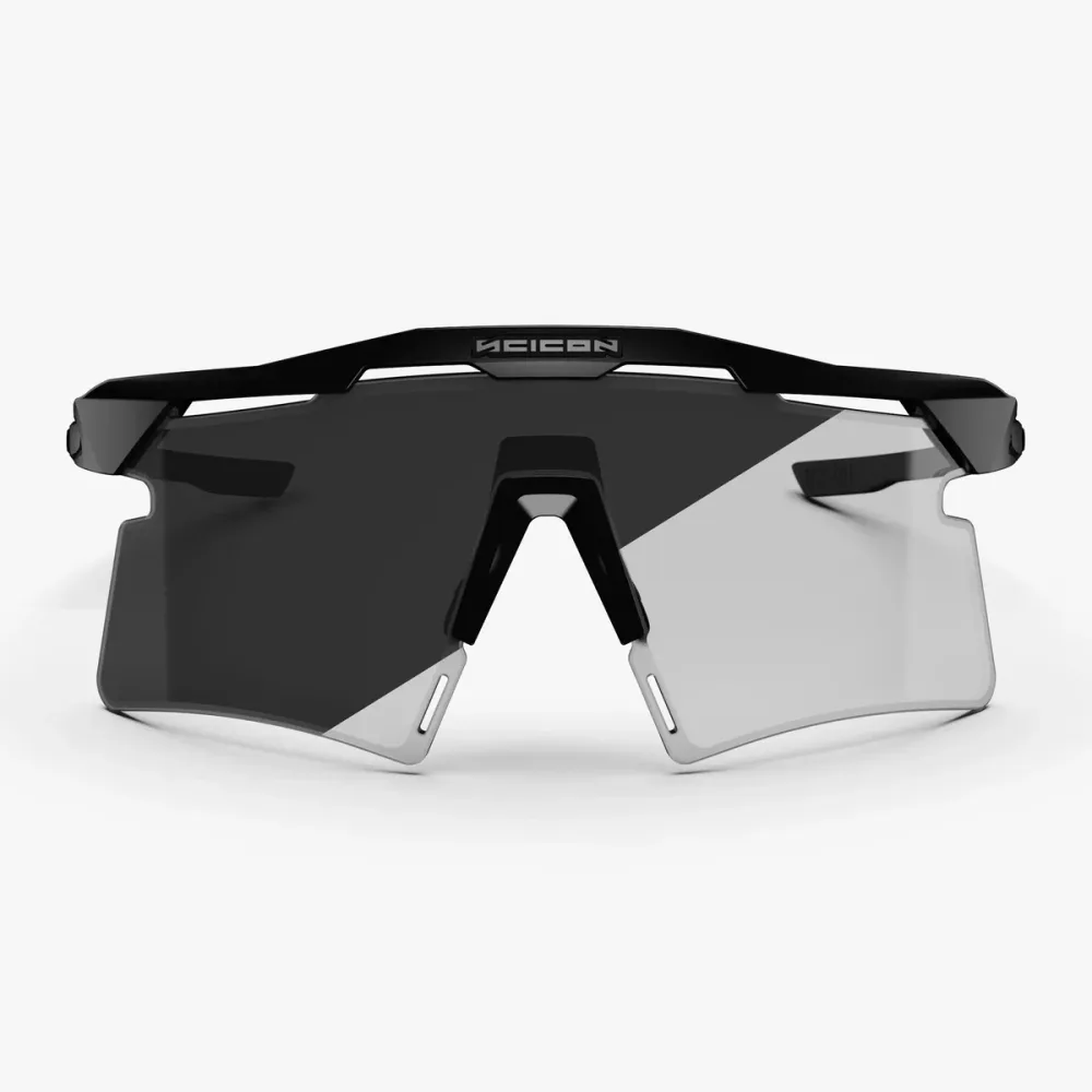 Lunettes SCICON AEROSHADE 2.0 TITANIUM Noir Matt Verre Photochromique Grey – Image 2