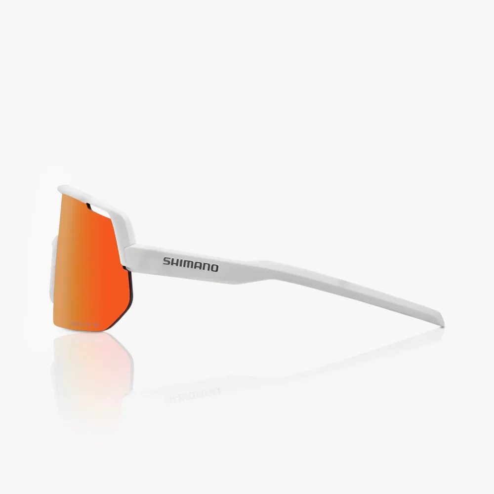 Lunettes SHIMANO TECHNIUM L CE-TCNL2 Blanc Matt Verre Ridescape Road – Image 3