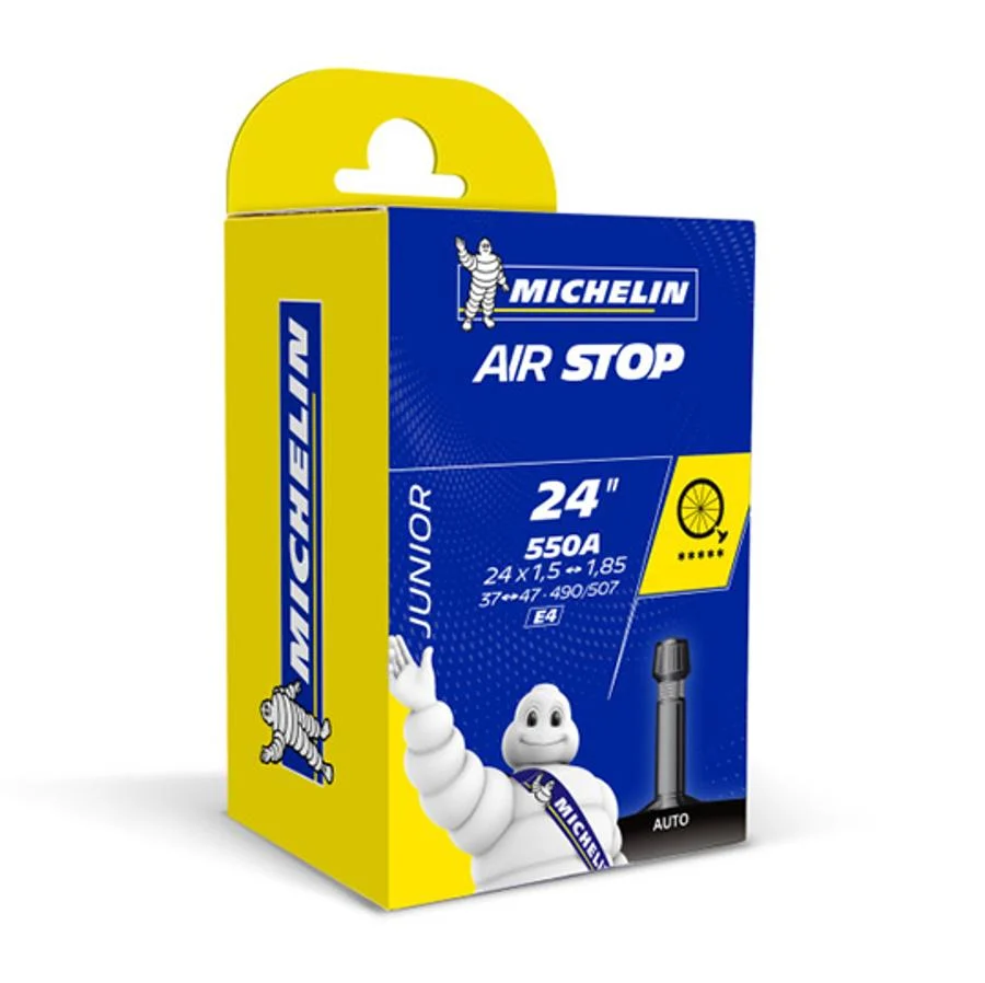 CHAMBRE AIR VTT 24X1.50 / 1.85 (550A) VS MICHELIN E4 (24-9NM) CHAMBRE AIR VTT 24X1.50 / 1.85 (550A) VS MICHELIN E4 (24-9NM)