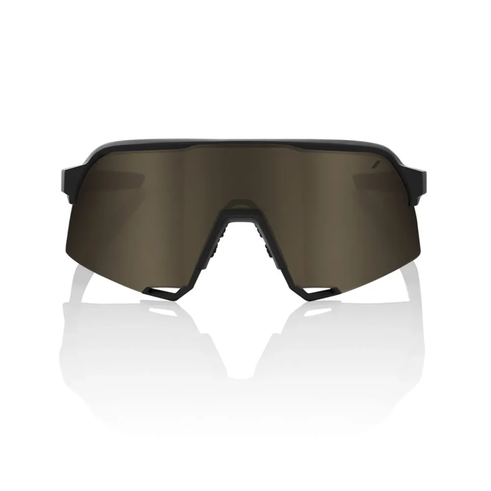 Lunettes 100% S3 Noir Mirror Gold – Image 2