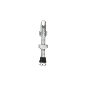 Valve Tubeless HOPE 40mm démonte obus Argent Valve Tubeless HOPE 40mm démonte obus Argent