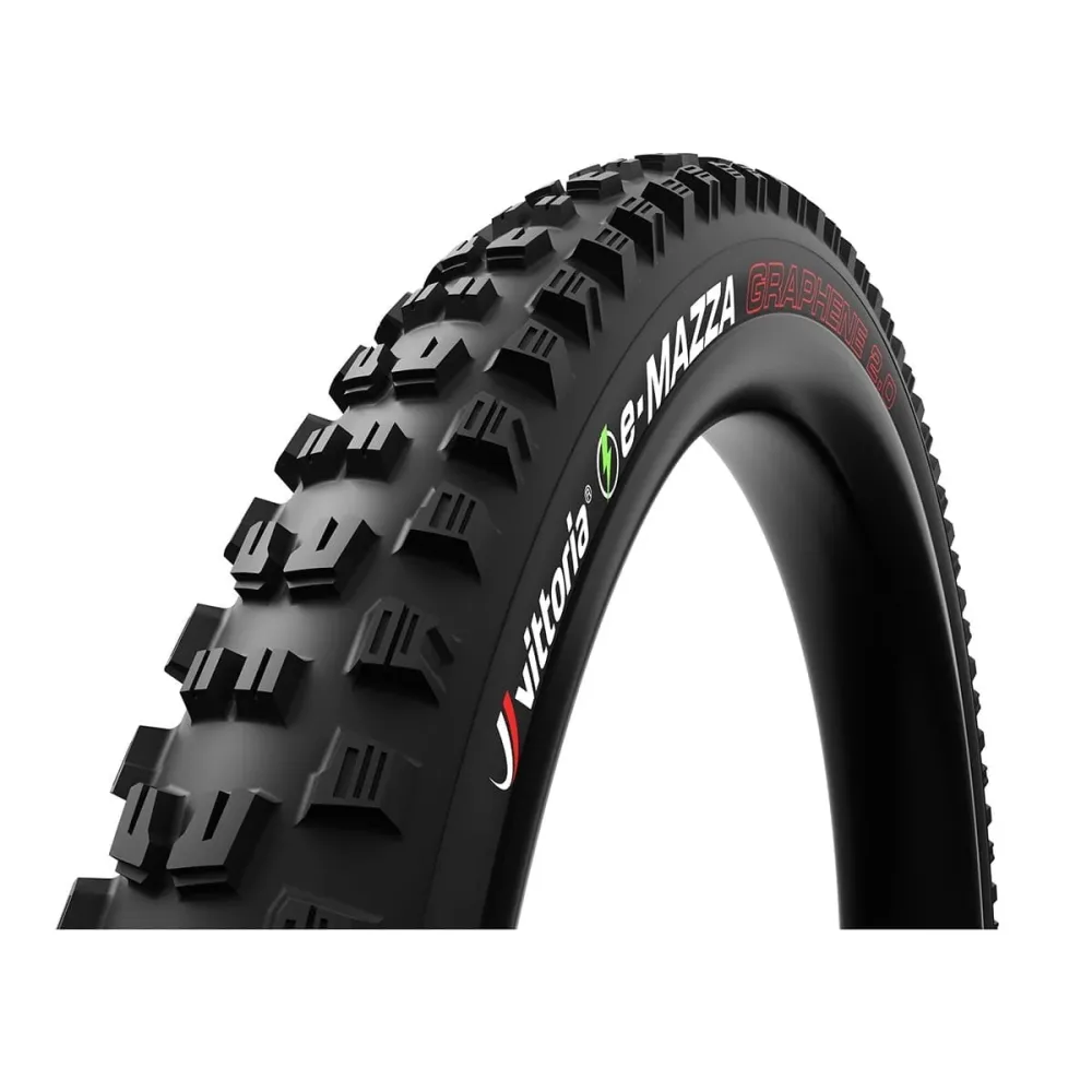 Pneu VITTORIA E-MAZZA ENDURO 29x2.40 2-ply 4C Graphene 2.0 Tubeless Ready Souple Noir