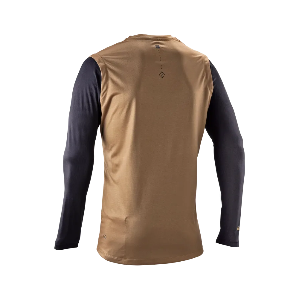 Maillot LEATT MTB GRAVITY 2.0 Manches Longues Marron/Noir – Image 2