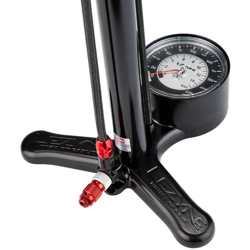 Pompe à Pied LEZYNE CNC FLOOR DRIVE Noir – Image 2