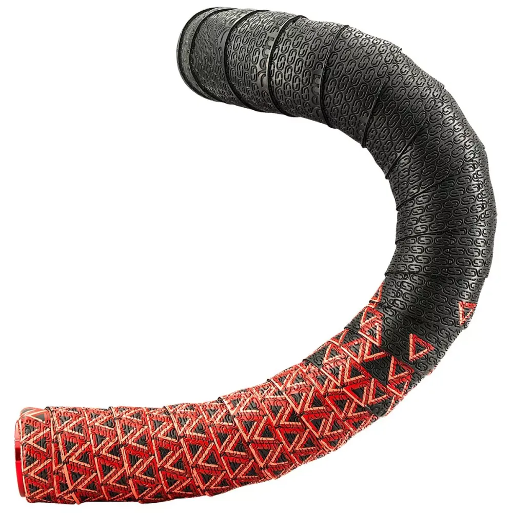 Ruban de cintre DEDA LOOP + END-PLUG Noir/Rouge