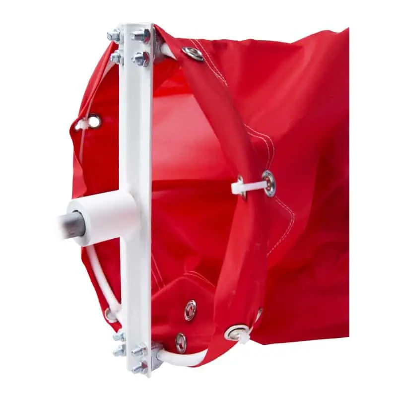 Manche à air bandes rouges et blanches – Image 3