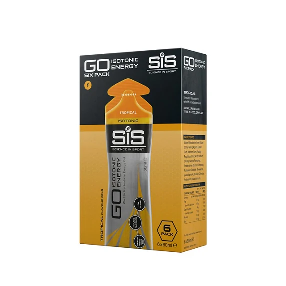 pack 6 Gel énergétique SIS Go Isotonique Energy 3 gout aux choix – Image 2