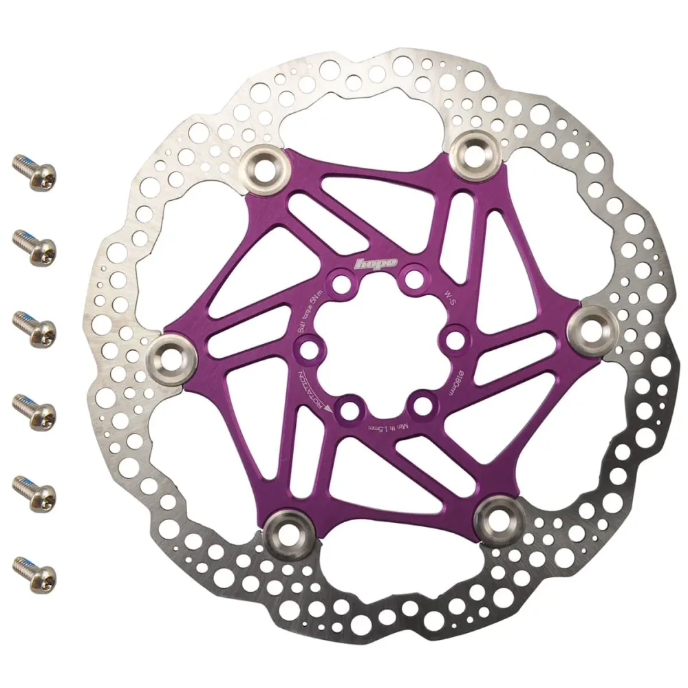 Disque Flottant HOPE X2/E4/V4 6 Trous Violet – Image 2