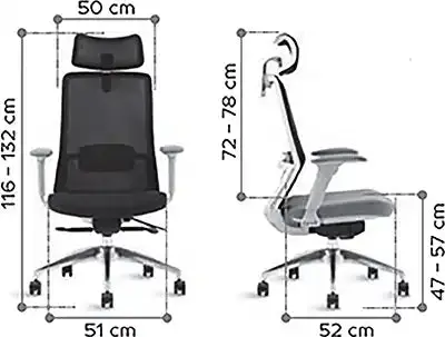 Fauteuil de bureau Polar – Image 3