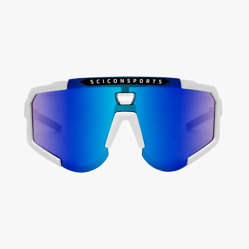 Lunettes SCICON AEROSCOPE Blanc Multimirror Bleu – Image 2