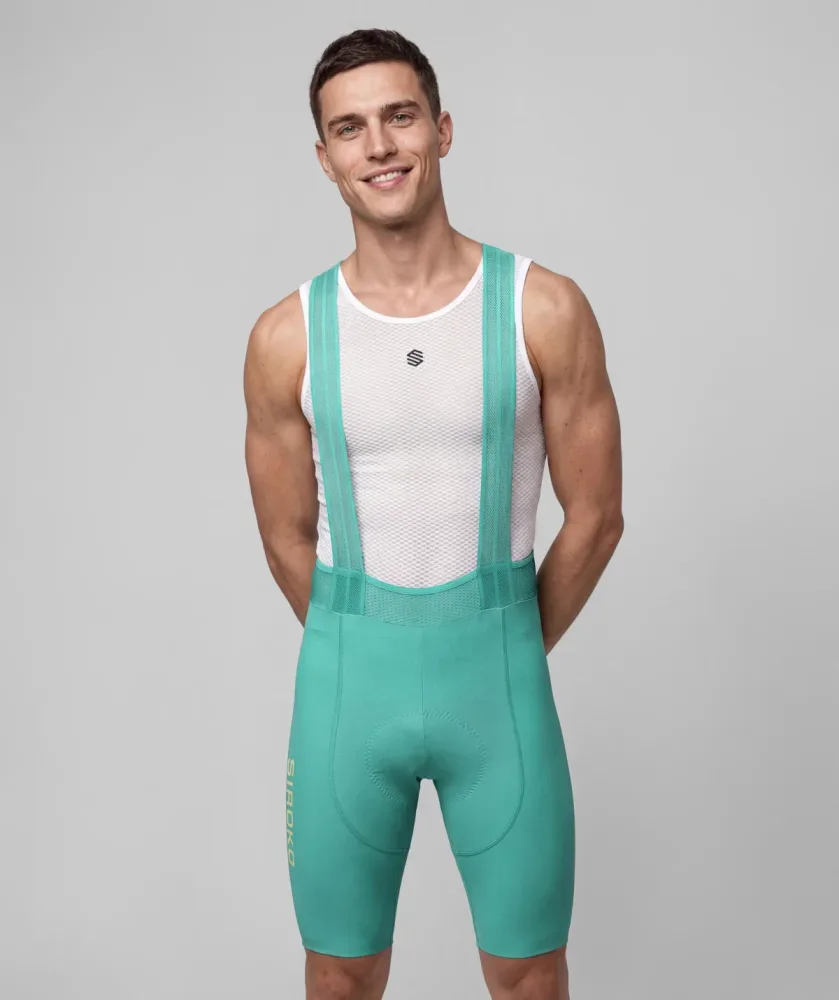 Cuissard vélo court homme BX Neon Riders Green 2026 – Image 2
