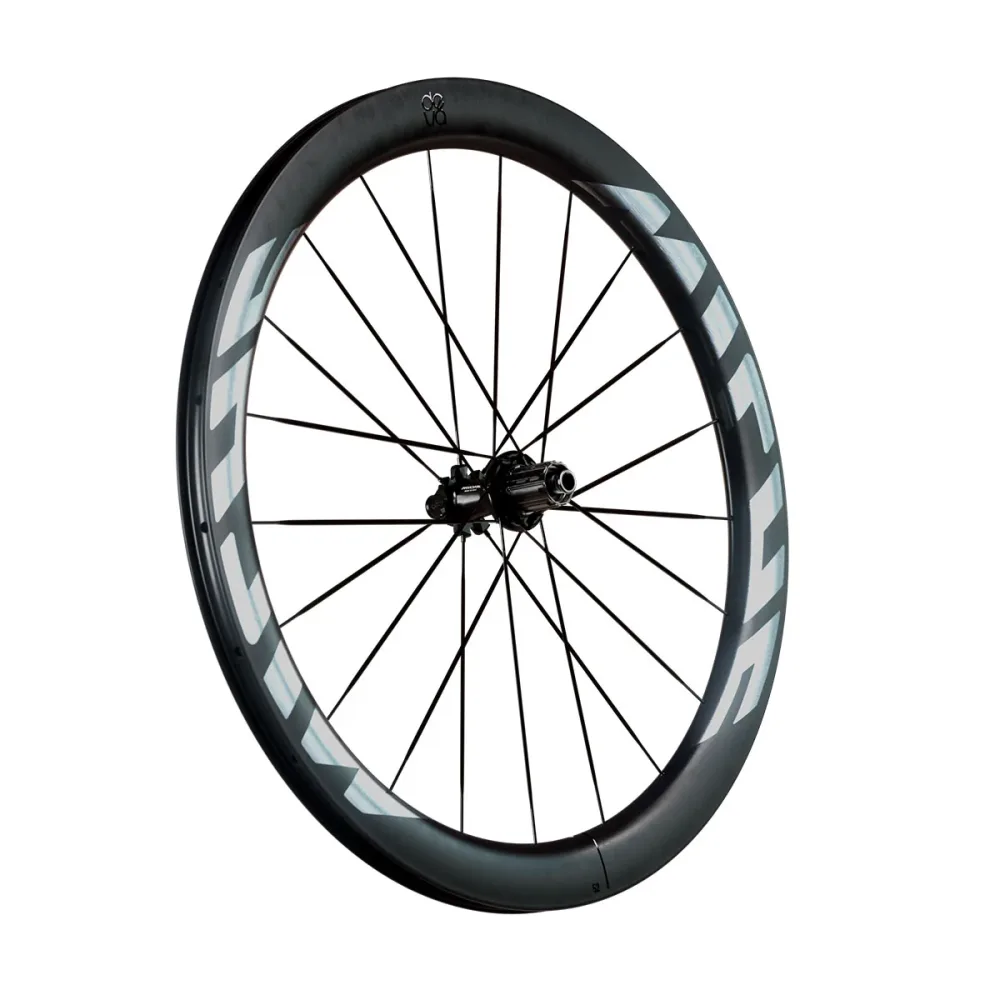 Paire de Roues MICHE DEVA RD 52 Tubeless Ready (Center Lock) Noir/Argent – Image 3