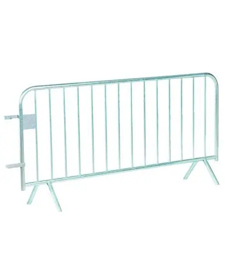 Barrière de police Vauban en acier galvanisé