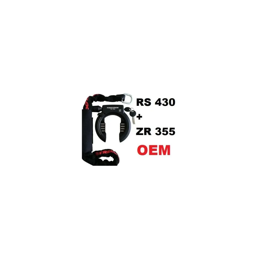 Antivol de cadre RS 430 + ZR355 oem TRELOCK Antivol de cadre RS 430 + ZR355 oem TRELOCK