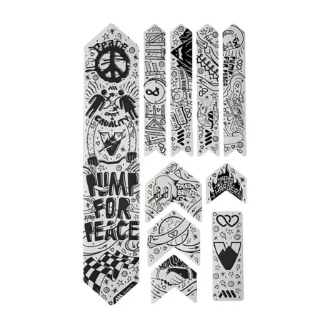Protection Adhésive pour Cadre ALL MOUNTAIN STYLE EXTRA Pump for Peace Noir